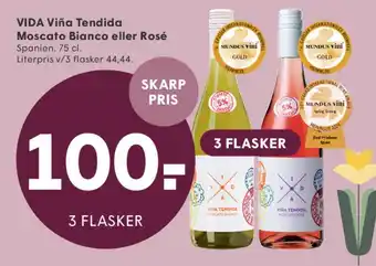 SPAR VIDA Viña Tendida Moscato tilbud