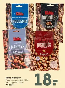 SPAR Kims Nødder tilbud