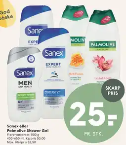 SPAR Sanex eller Palmolive Shower Gel tilbud