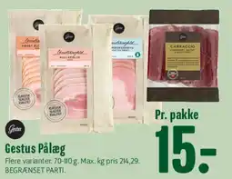 Min Købmand Gestus Pålæg tilbud