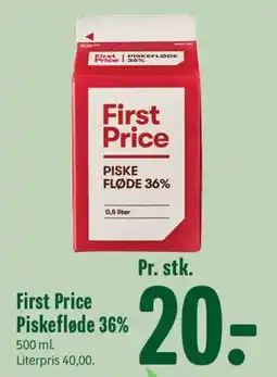 Min Købmand First Price Piskefløde 36% tilbud