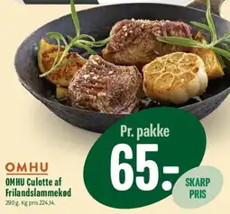 Min Købmand OMHU Culotte af Frilandslammekød tilbud