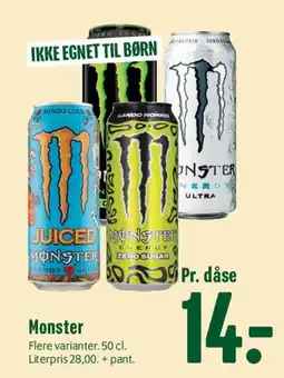 Min Købmand Monster tilbud
