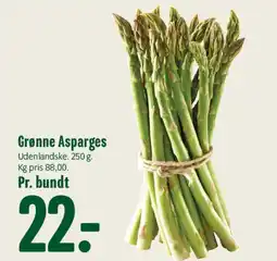 Min Købmand Grønne Asparges tilbud