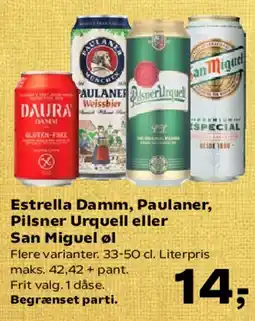 Kvickly Carlsberg eller Tuborg (pakke) tilbud