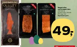 Kvickly Røget eller varmrøget laks tilbud