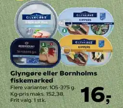 Kvickly Glyngøre eller Bornholms fiskemarked tilbud