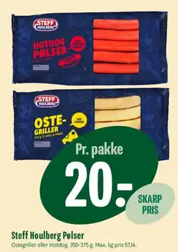 Min Købmand Steff Houlberg Pølser tilbud