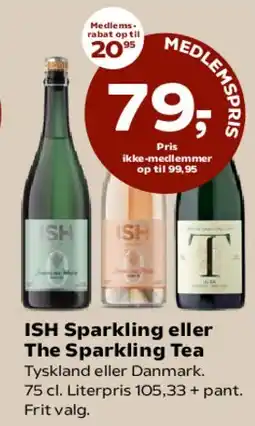 Kvickly ISH Sparkling eller The Sparkling Tea tilbud