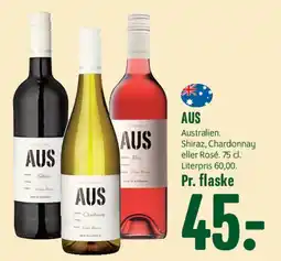 Min Købmand AUS (Shiraz, Chardonnay eller Rosé) tilbud