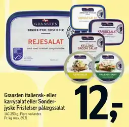 Føtex Graasten pålægssalat tilbud