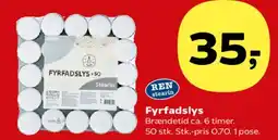 Kvickly Fyrfadslys tilbud