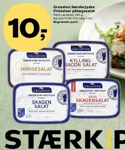 Kvickly Graasten Sønderjyske fristelser pålægssalat tilbud