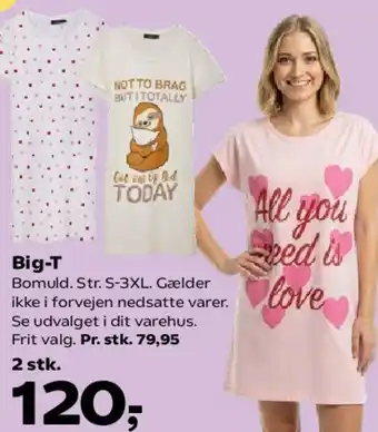 Kvickly Big-T tilbud