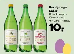 Kvickly Herrljunga Cider 1 liter tilbud