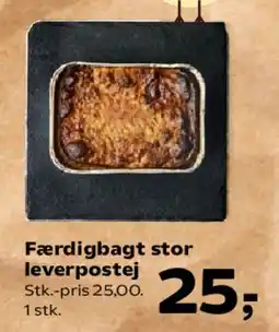 Kvickly Færdigbagt stor leverpostej tilbud
