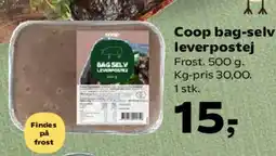 Kvickly Coop bag-selv leverpostej tilbud