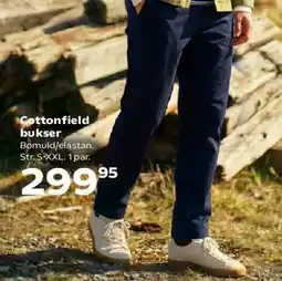 Kvickly Cottonfield bukser tilbud