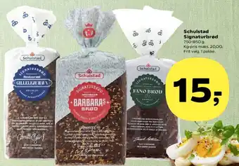 Kvickly Schulstad Signaturbrød tilbud