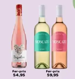 Kvickly Piquitos Rosé eller Spier Moscato tilbud