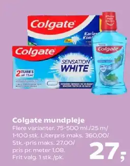 Kvickly Colgate mundpleje tilbud