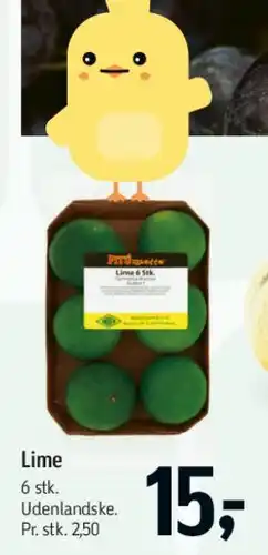 Føtex Lime (6 stk.) tilbud