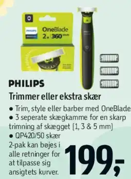 Føtex Philips OneBlade trimmer tilbud