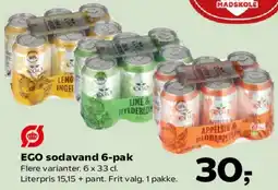 Kvickly EGO sodavand 6-pak tilbud
