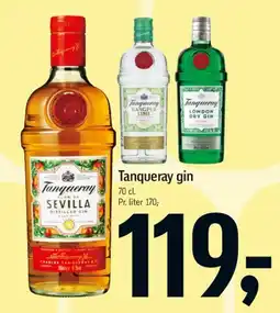 Føtex Tanqueray gin (inkl. Sevilla) tilbud