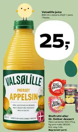 Kvickly Valsølille Presset Appelsin tilbud