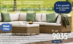 Føtex Modul loungesæt (natur) tilbud
