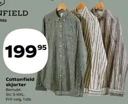 Kvickly Cottonfield skjorter tilbud