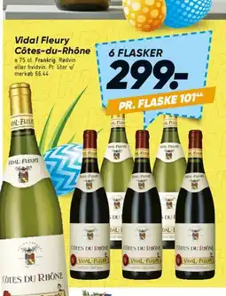 Bilka Vidal Fleury Côtes-du-Rhône (6 flasker) tilbud