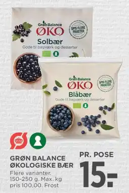 MENY Grøn Balance Økologiske Bær tilbud
