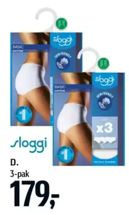 Føtex Sloggi 3-pack tilbud