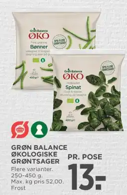 MENY Grøn Balance Økologiske Grøntsager tilbud