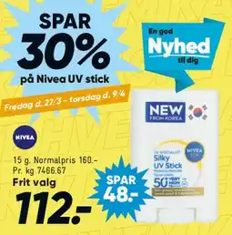 Bilka NIVEA UV stick tilbud