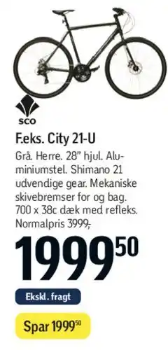 Føtex F.eks. City 21-U tilbud