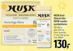 Føtex HUSK kosttilskud tilbud