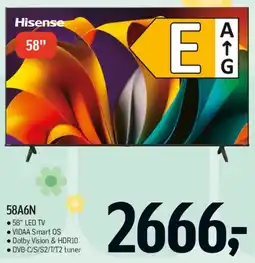 Føtex Hisense 58A6N 58 LED TV tilbud