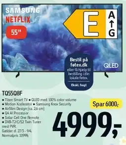 Føtex Samsung TQ55Q8F 55 QLED tilbud
