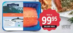 MENY Laksefilet med skind tilbud