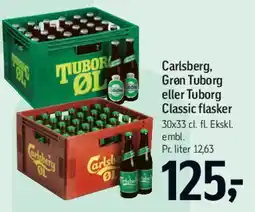 Føtex Carlsberg / Tuborg flasker tilbud