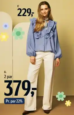 Føtex Rynket Bluse tilbud