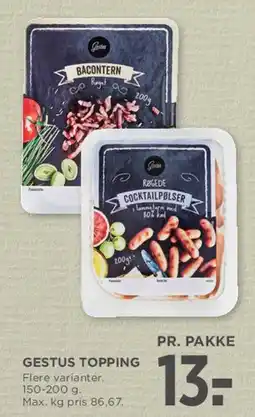 MENY Gestus topping tilbud