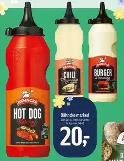 Føtex Bähncke (ketchup / dressinger) tilbud