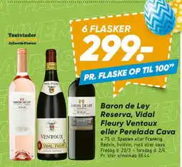 Bilka 6 flasker - blandet vin tilbud
