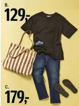 Føtex Oversize T-shirt og Jeans tilbud