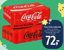 Føtex Coca‑Cola sodavand 24x33 cl tilbud