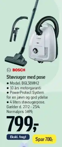 Føtex Støvsuger med pose tilbud